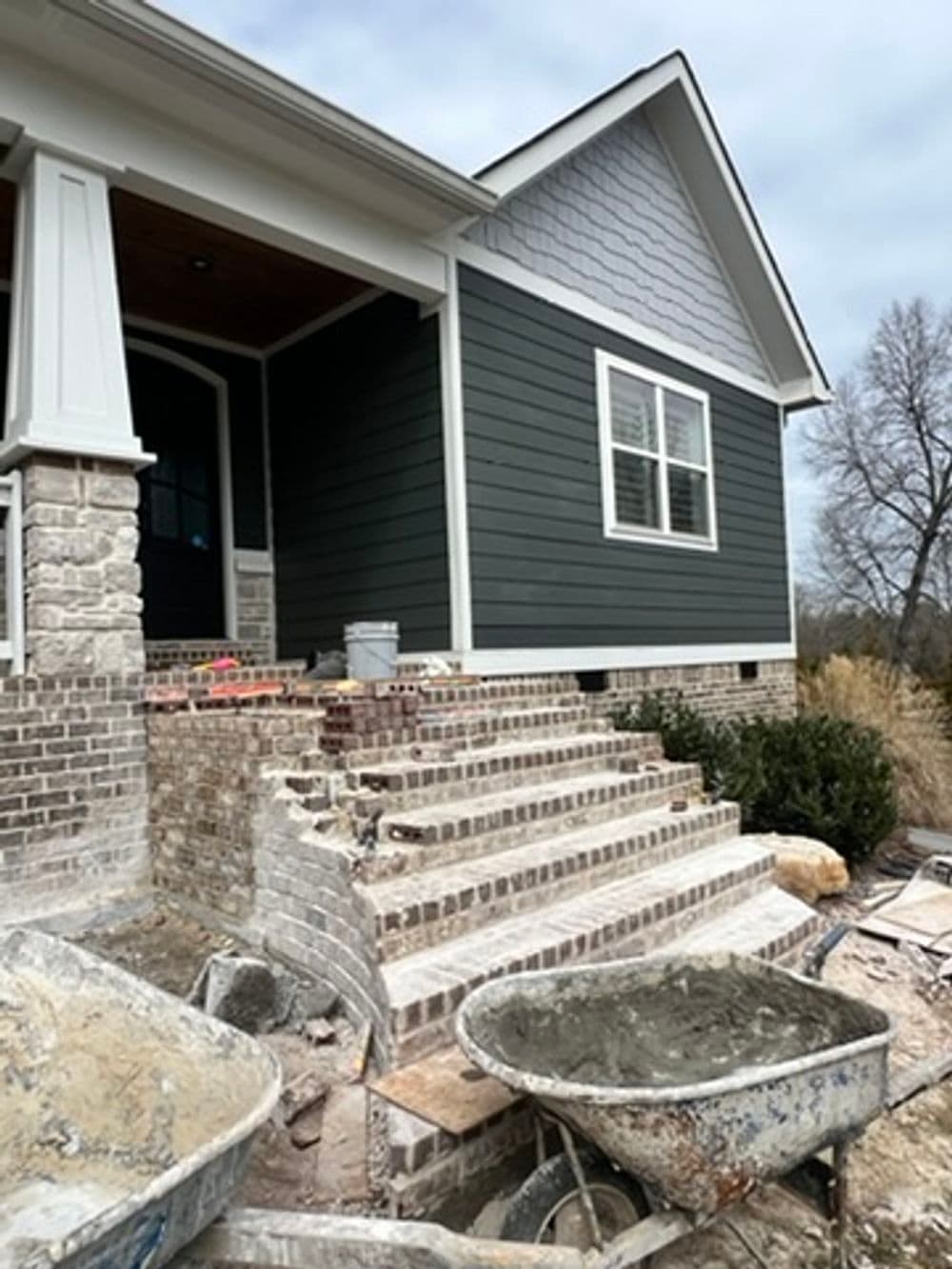 Gallery photos for Brick Entrance Stairs, Paver Walkway and Full Landscaping Overhaul: Image #16