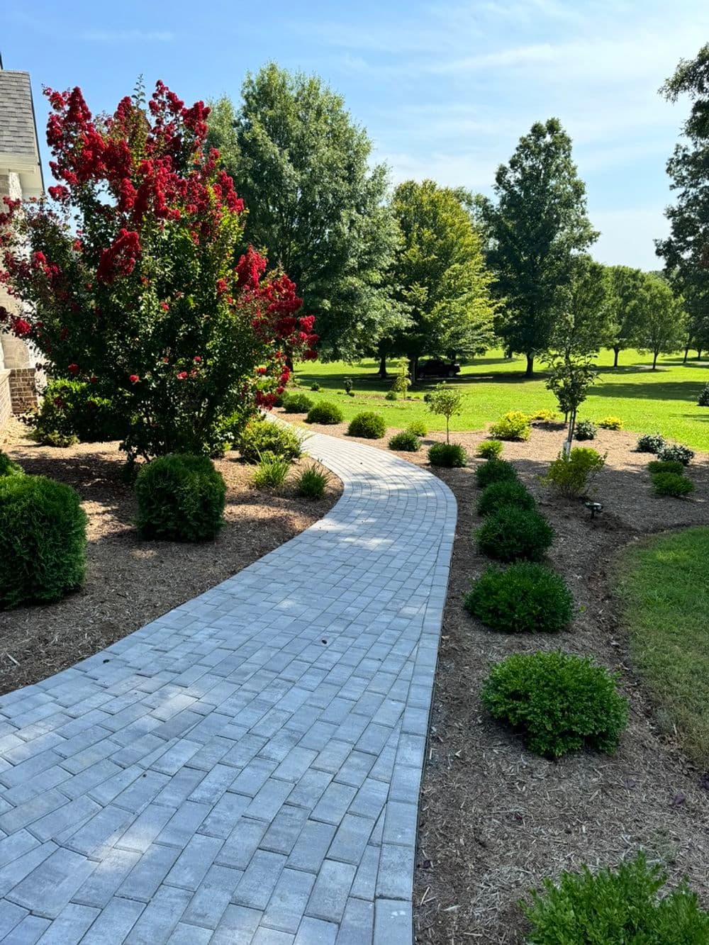 Gallery photos for Brick Entrance Stairs, Paver Walkway and Full Landscaping Overhaul: Image #6