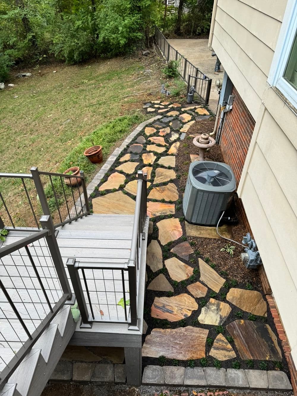 Gallery photos for Revamping a Backyard with a Flagstone Walkway in Chattanooga: Image #3