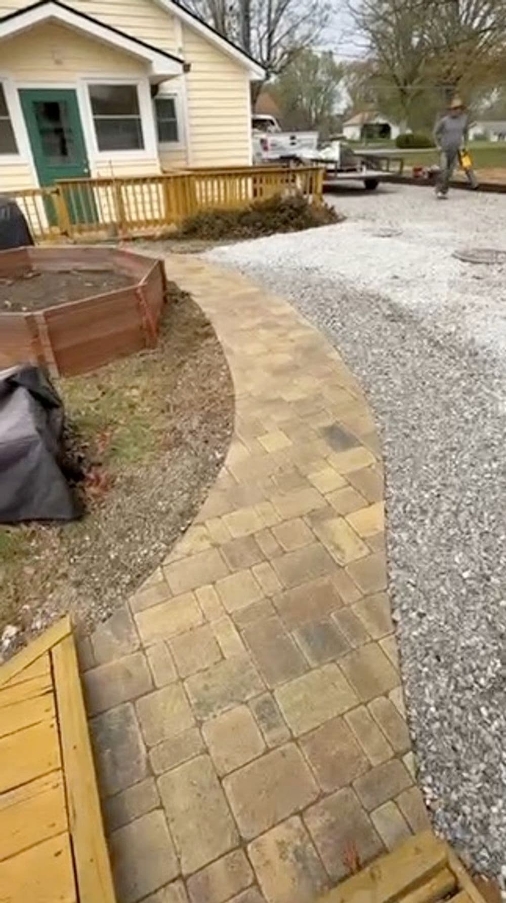 Gallery photos for Crafting a Beautiful Walkway with Belgard Pavers in Harrison TN: Image #1