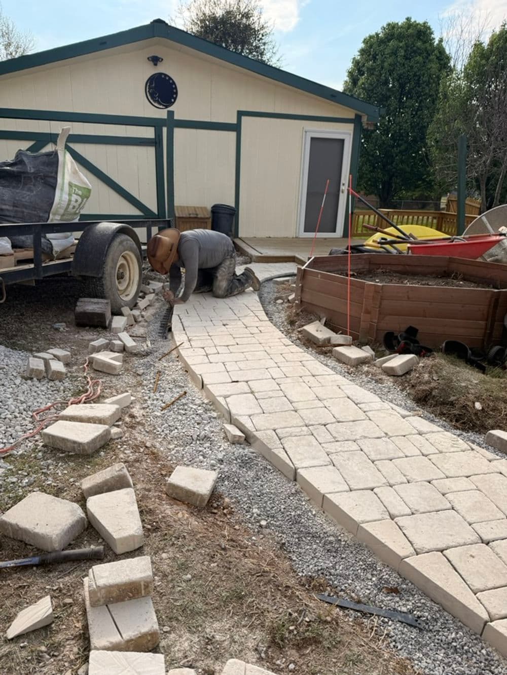 Gallery photos for Crafting a Beautiful Walkway with Belgard Pavers in Harrison TN: Image #3